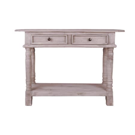 Fine-Line Cottage Weathered Console Table FI3196764
